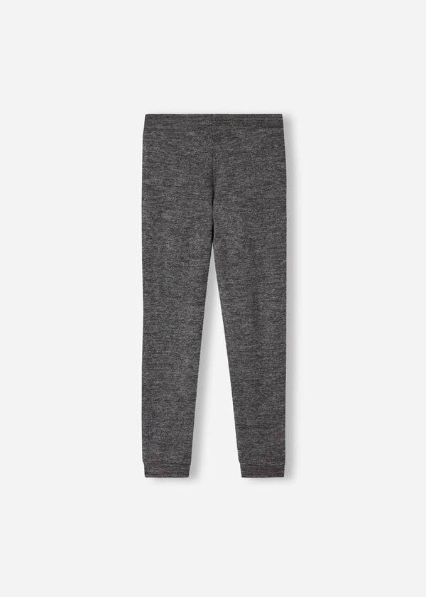 grey kids calzedonia cashmere blend stretch sport leggings
