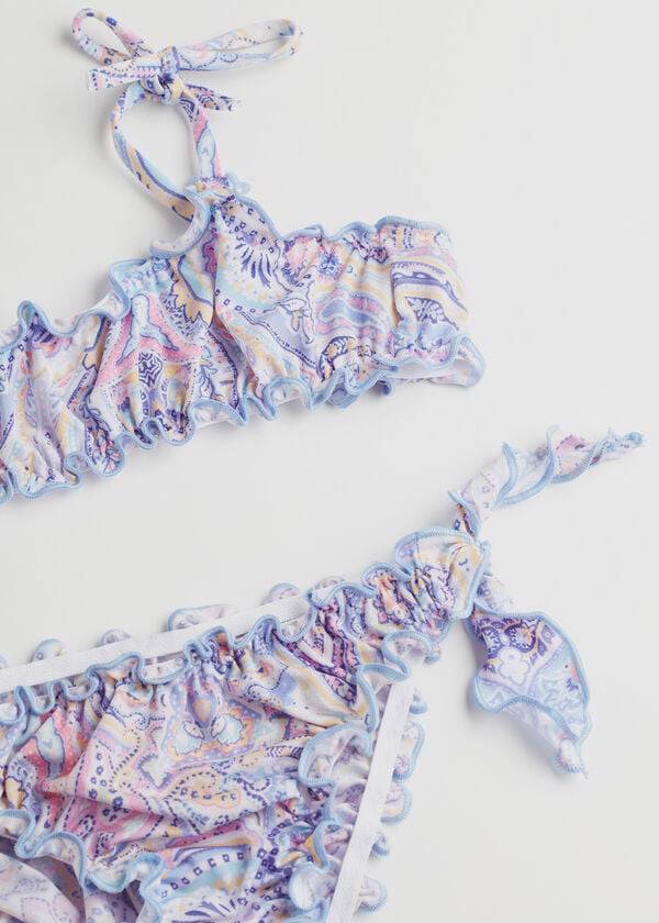 blue kids calzedonia two piece amalfi swimsuits