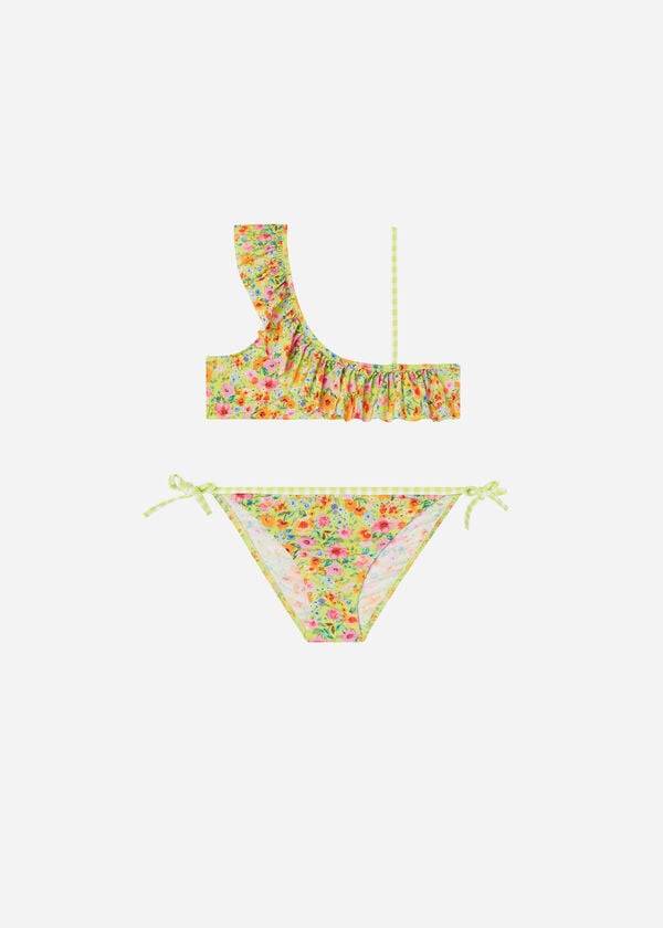 yellow calzedonia two piece siviglia kids swimsuits