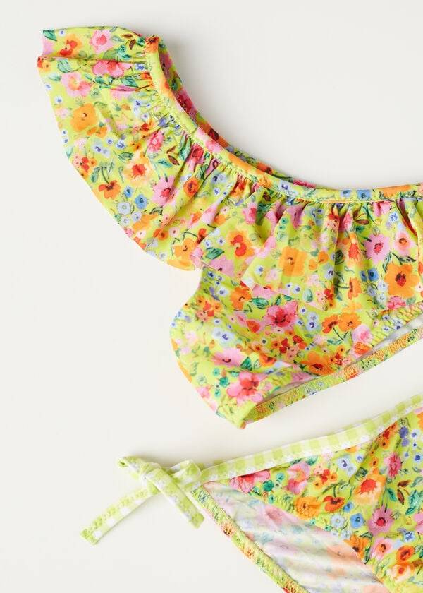 yellow calzedonia two piece siviglia kids swimsuits