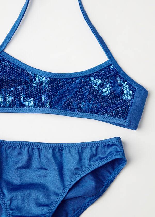 blue calzedonia two-piece cannes kids swimsuits
