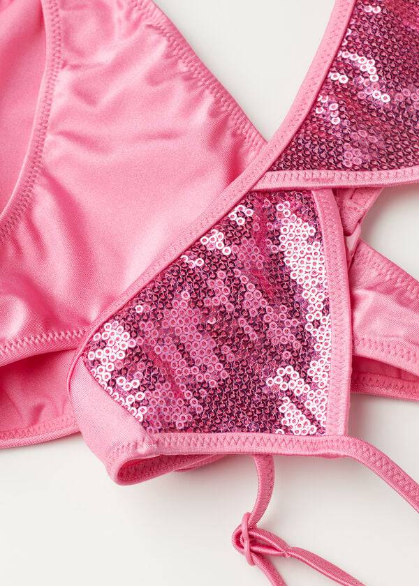 pink calzedonia two-piece tank-style cannes kids swimsuits