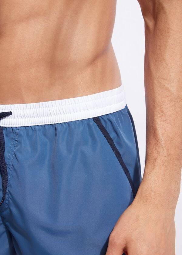 blue white mens calzedonia venice beach swim trunks