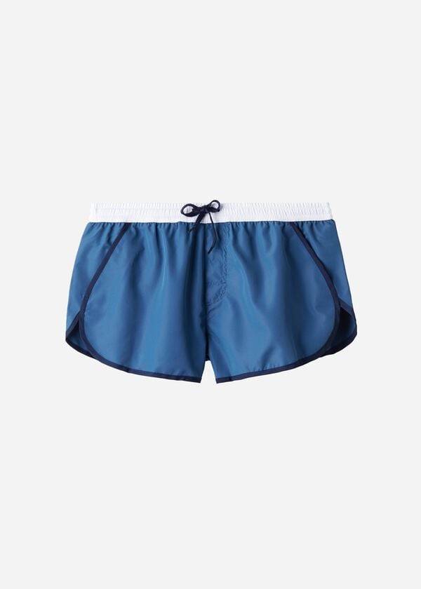 blue white mens calzedonia venice beach swim trunks