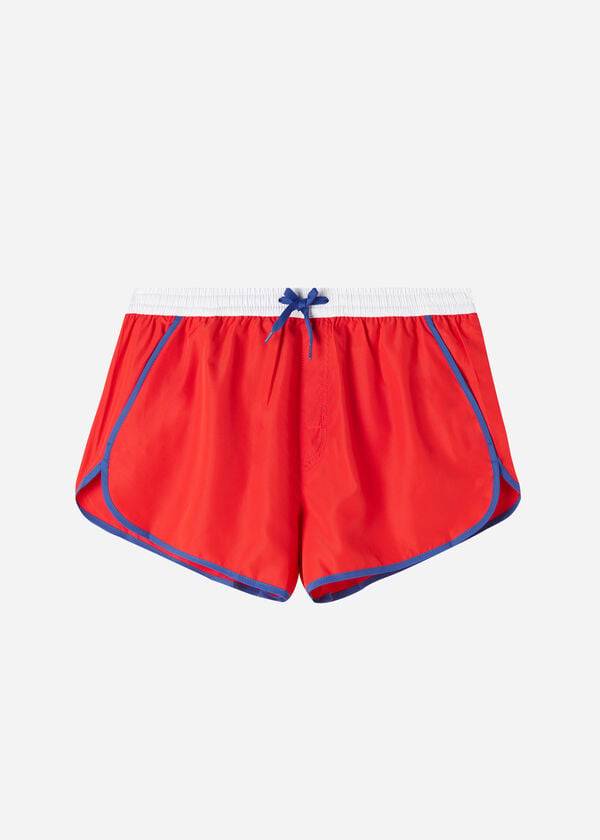 calzedonia venice beach eco mens swim trunks red