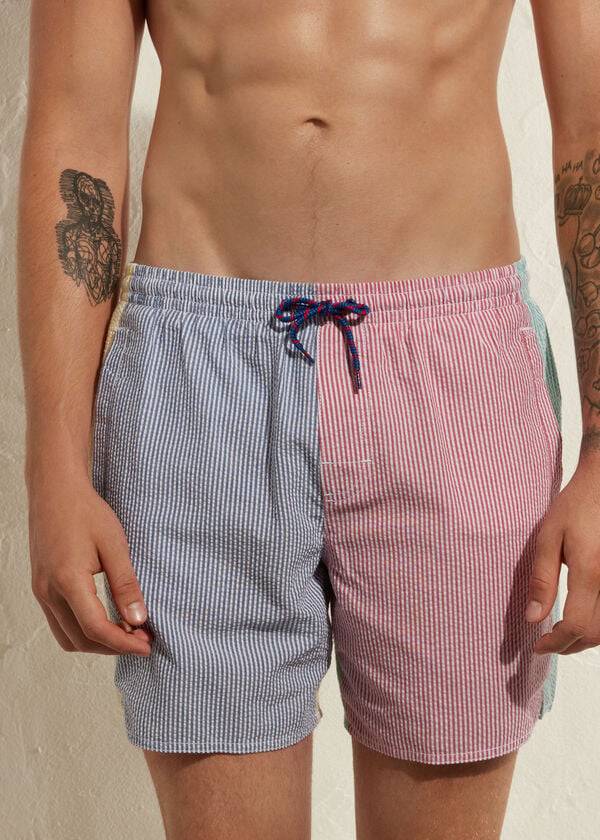 multicolor mens calzedonia formentera swim trunks
