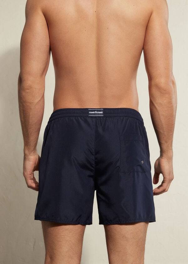 mens calzedonia formentera swim trunks navy