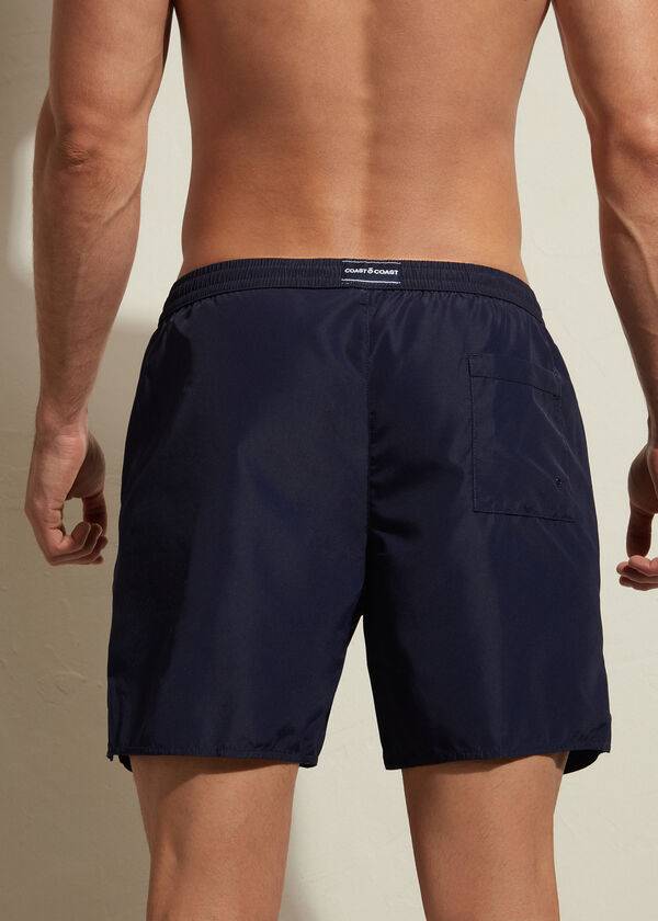 calzedonia formentera eco mens swim trunks blue