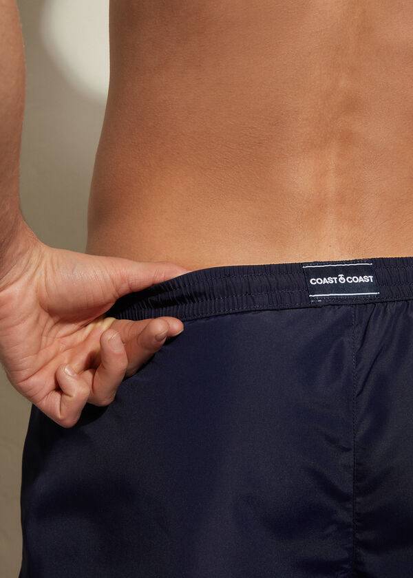 calzedonia formentera eco mens swim trunks blue