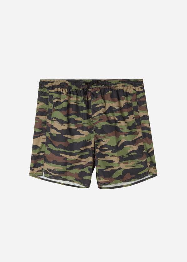 mens calzedonia formentera swim trunks green