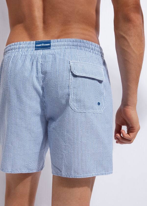 calzedonia formentera mens swim trunks blue white