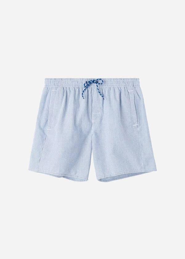 calzedonia formentera mens swim trunks blue white