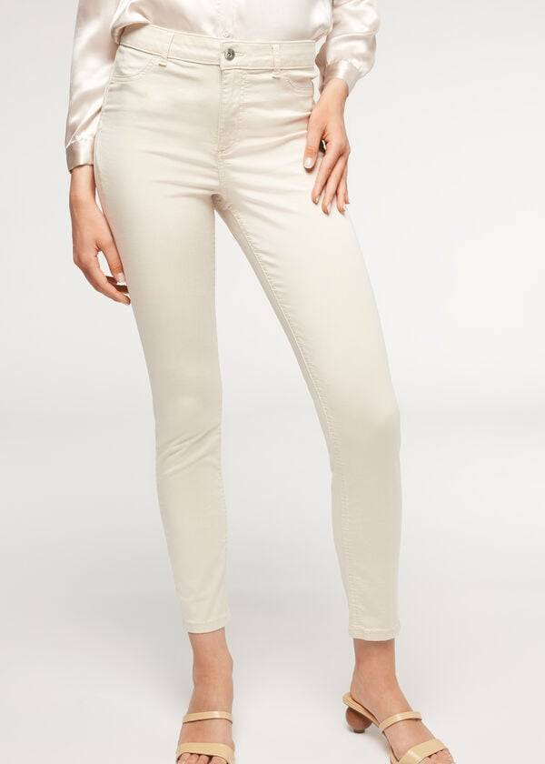 brown beige womens calzedonia eco light push up denim jeans