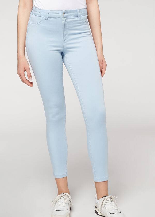 beige calzedonia eco light push up denim womens jeans