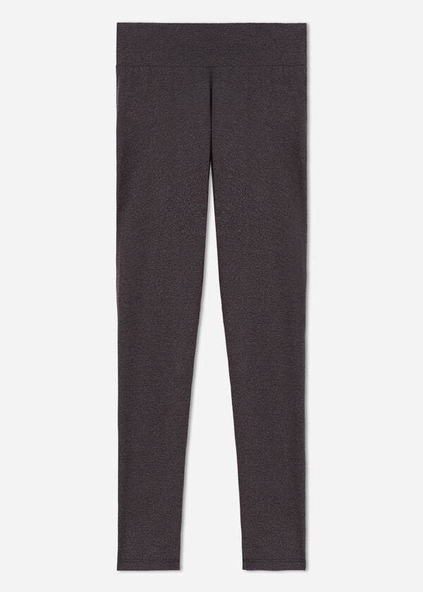 calzedonia cotton womens leggings grey