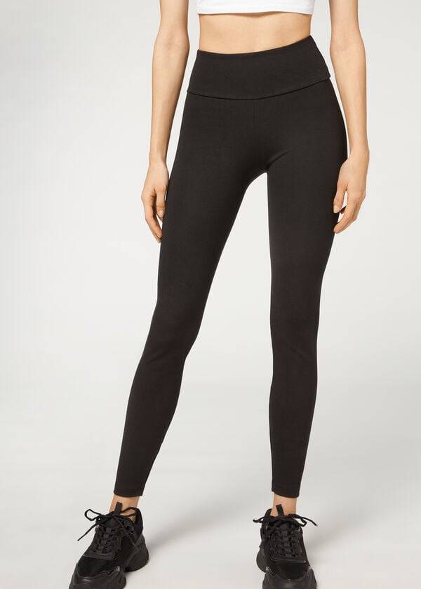 calzedonia total shaper womens leggings black