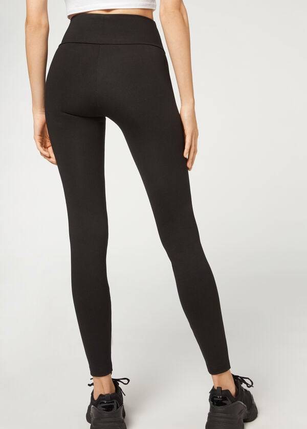 calzedonia total shaper womens leggings black