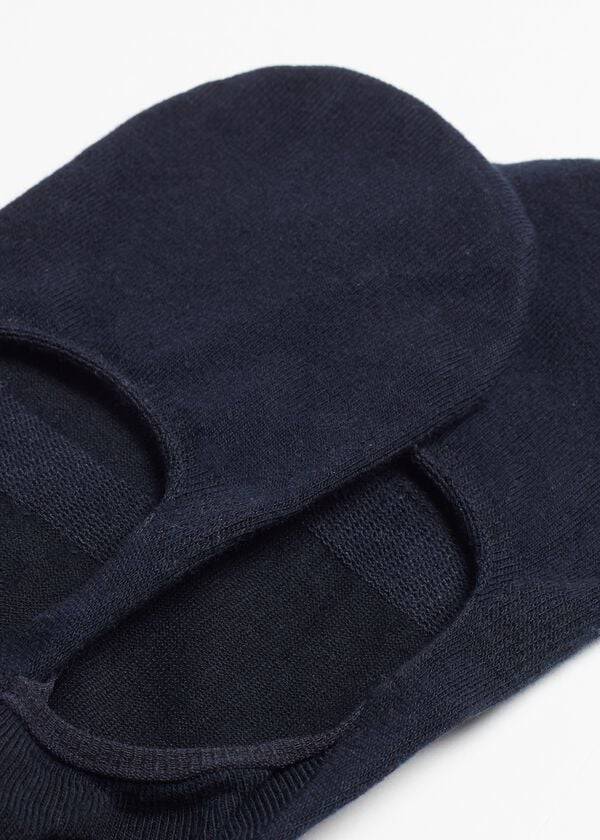 blue womens calzedonia cotton invisible socks