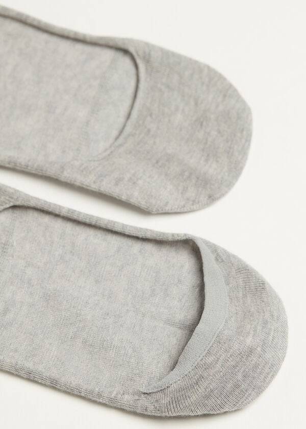 womens calzedonia invisible low cut socks grey