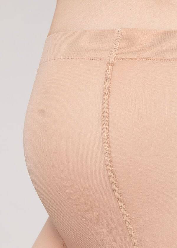 beige calzedonia 30 maternity denier sheer womens tight