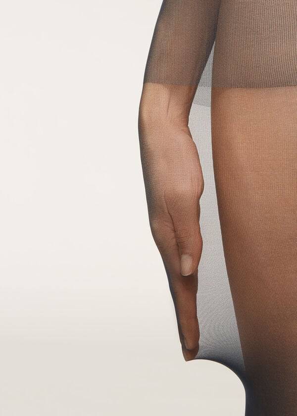 blue womens calzedonia 40 denier action medium sheer tight
