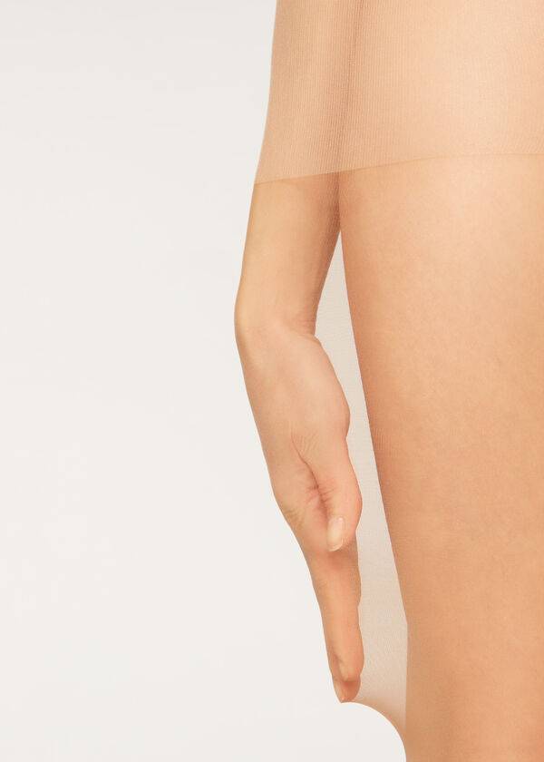 womens calzedonia 40 denier action medium sheer tight beige