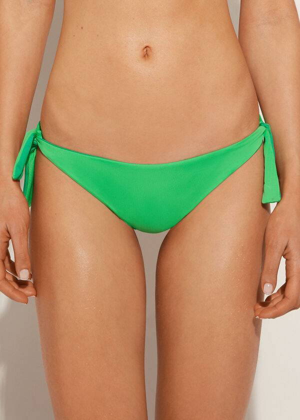green womens calzedonia bow brazilian indonesia eco bikini bottoms