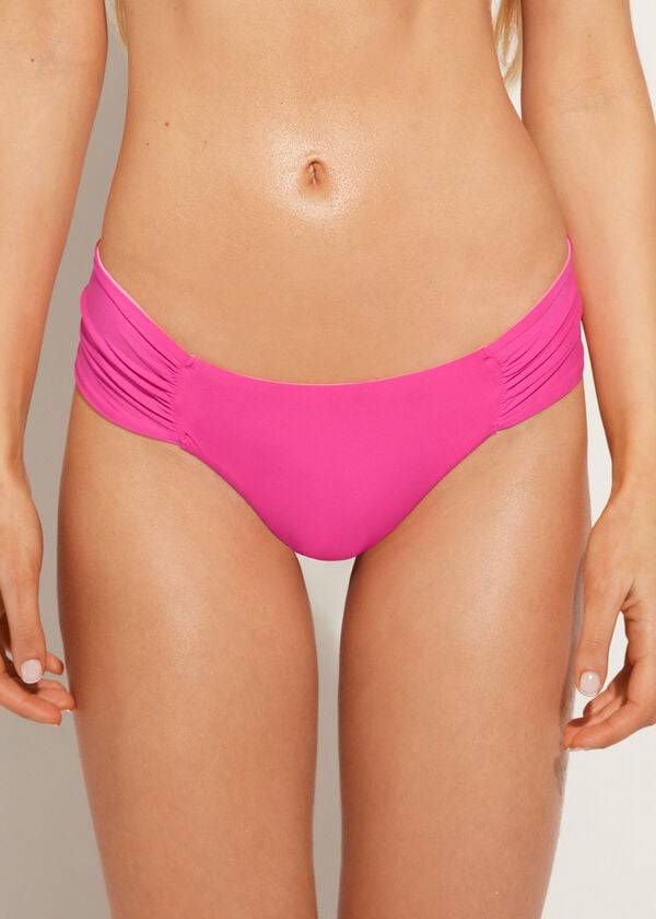 calzedonia brazilian indonesia eco womens bikini bottoms pink
