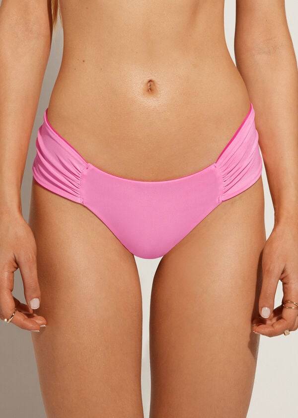 calzedonia brazilian indonesia eco womens bikini bottoms pink