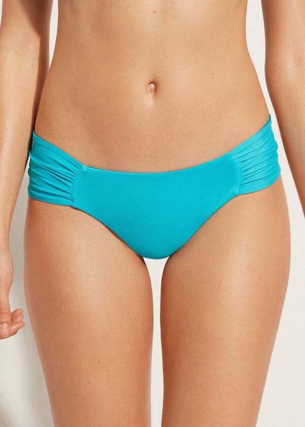 turquoise green calzedonia brazilian indonesia eco womens bikini bottoms