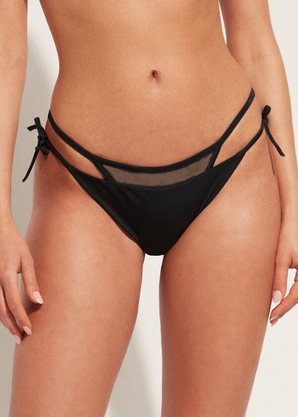 black calzedonia brazilian string tokyo womens bikini bottoms