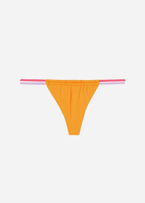 orange calzedonia brazilian string tokyo eco womens bikini bottoms