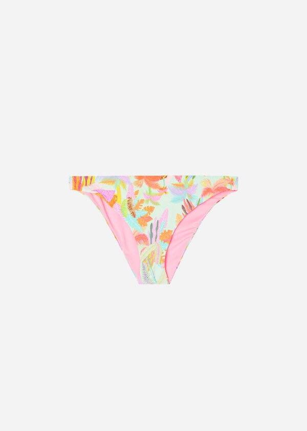 calzedonia foliage tahiti womens bikini bottoms green