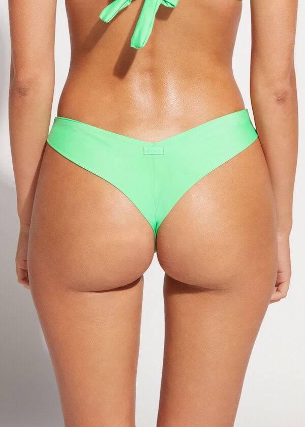mint womens calzedonia high cut brazilian indonesia eco bikini bottoms