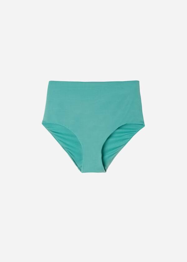 turquoise calzedonia high shaper waist indonesia eco womens bikini bottoms