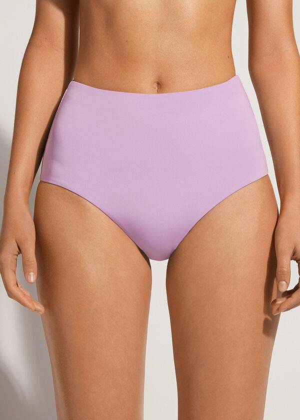 purple calzedonia high shaper waist indonesia eco womens bikini bottoms