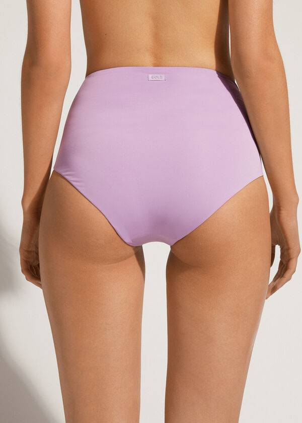 purple calzedonia high shaper waist indonesia eco womens bikini bottoms