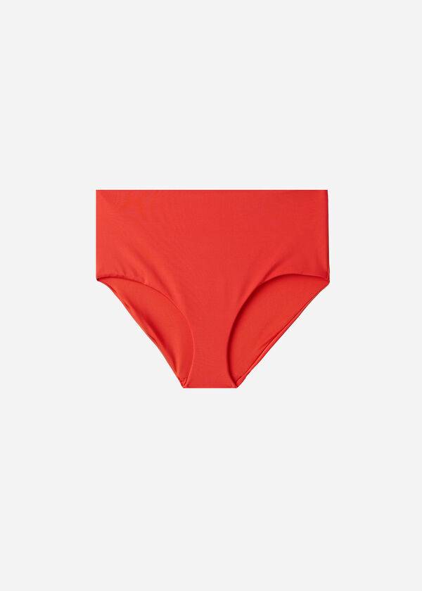 red womens calzedonia high shaper waist indonesia eco bikini bottoms