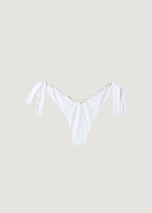 white calzedonia high v-cut brazilian mumbai womens bikini bottoms