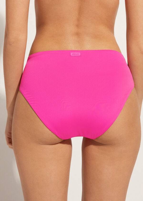 pink womens calzedonia high waist indonesia eco bikini bottoms