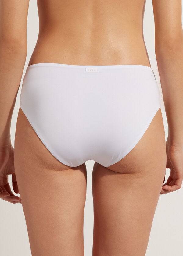 womens calzedonia high waist indonesia eco bikini bottoms white