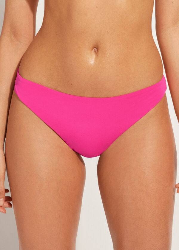 pink calzedonia indonesia eco low rise womens bikini bottoms