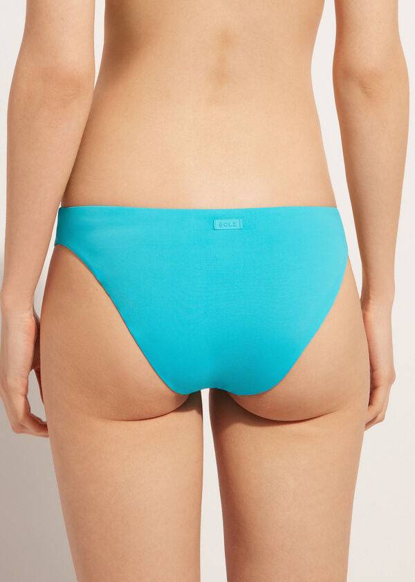 calzedonia indonesia eco low rise womens bikini bottoms turquoise