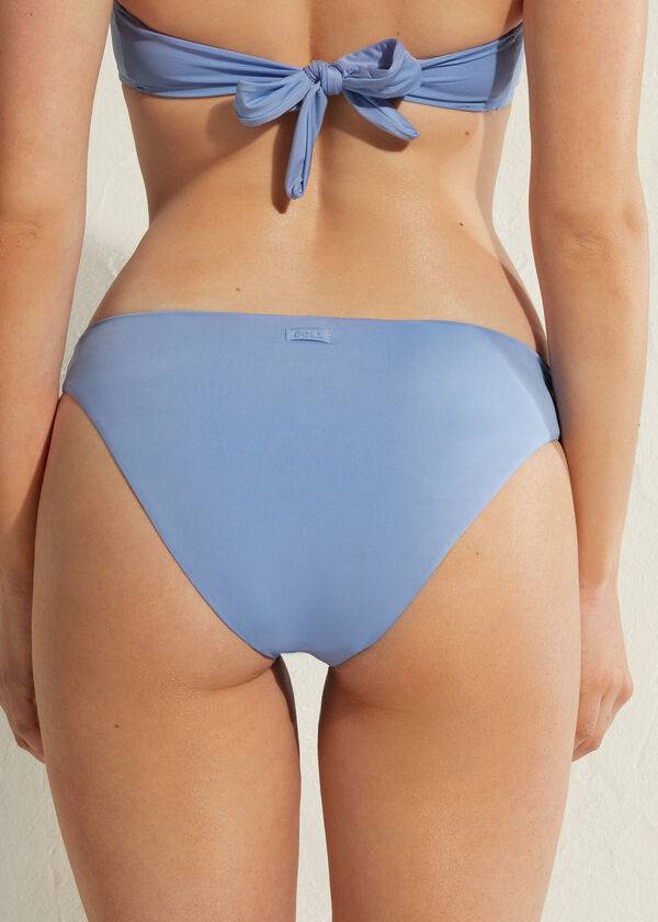 calzedonia indonesia eco rise womens bikini bottoms blue