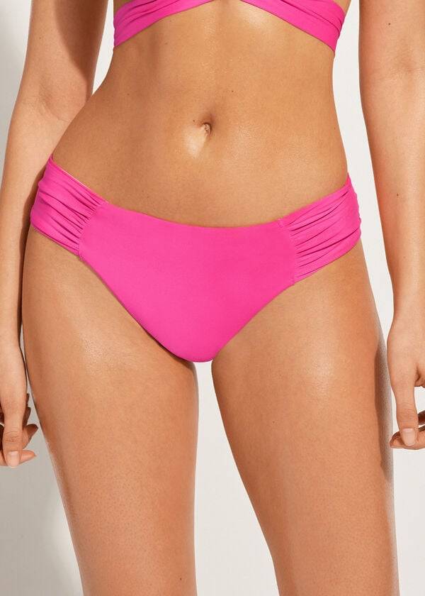 pink calzedonia indonesia eco rosa womens bikini bottoms