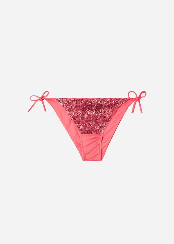womens calzedonia string cannes bikini bottoms pink
