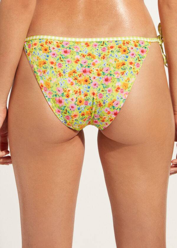 yellow womens calzedonia string siviglia bikini bottoms
