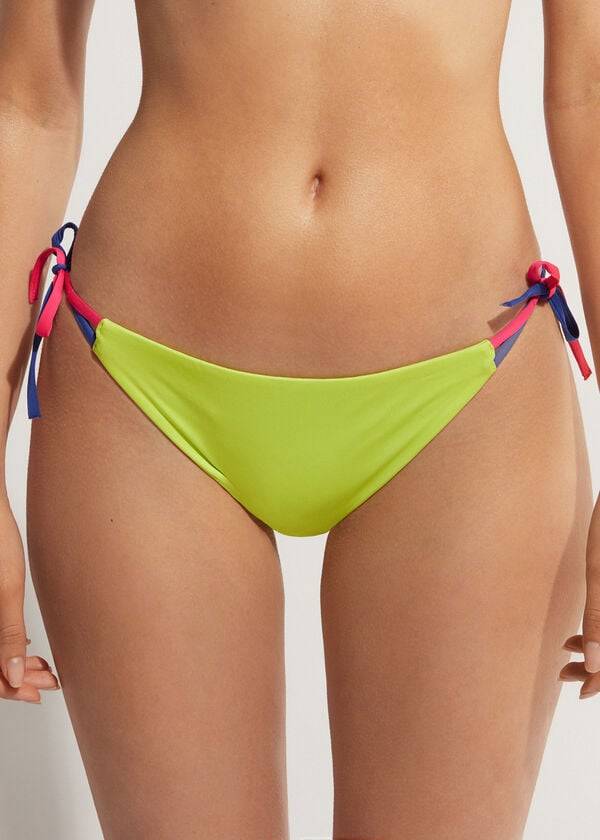 womens calzedonia string tokyo bikini bottoms green