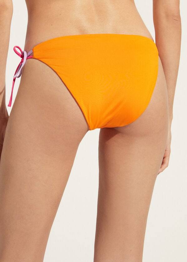 calzedonia string tokyo womens bikini bottoms orange