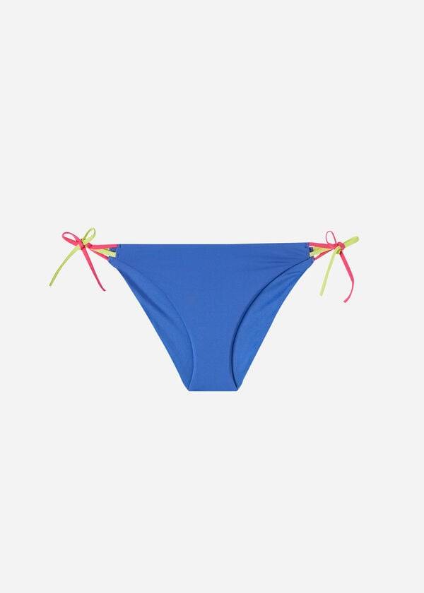 womens calzedonia string tokyo bikini bottoms blue